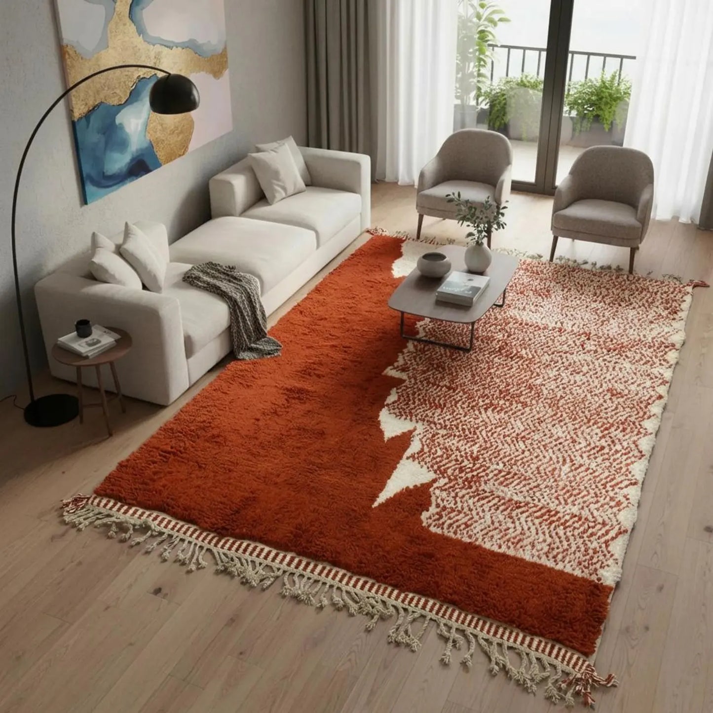 Molten Lava - Moroccan rug
