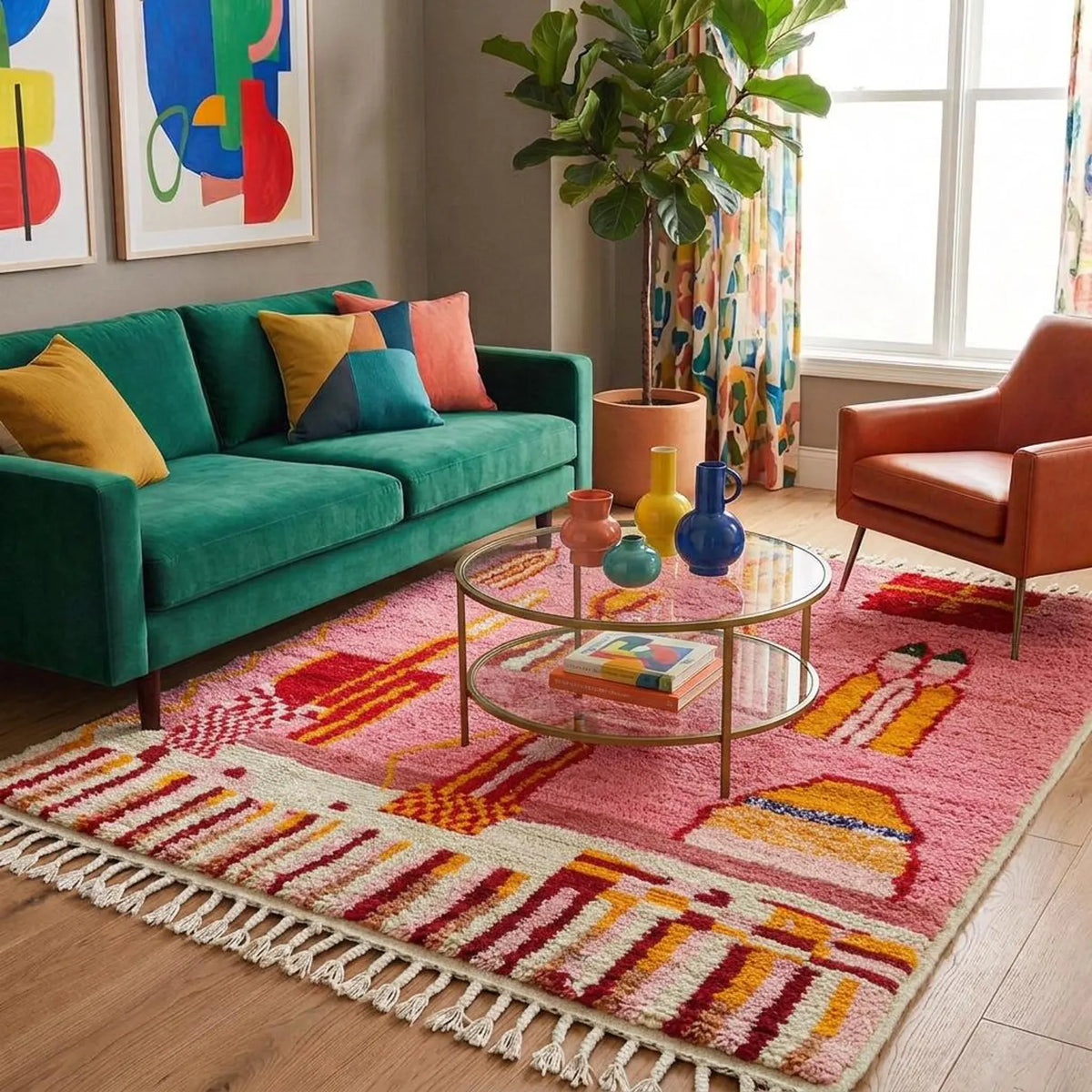 Wardat - Moroccan rug