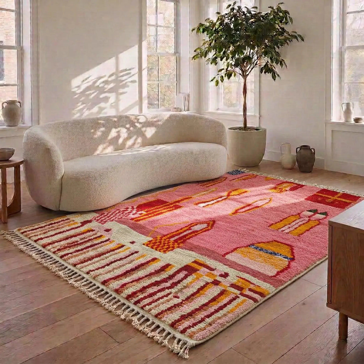Wardat - Moroccan rug